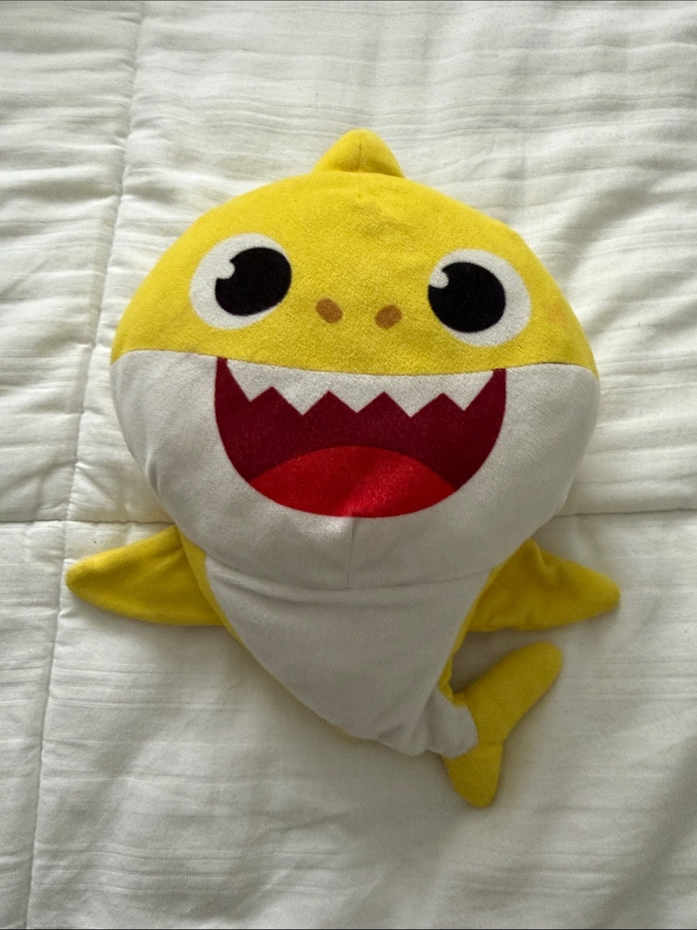 Yellow Baby Shark Plush Toy - Baby Shark Style 14 inches